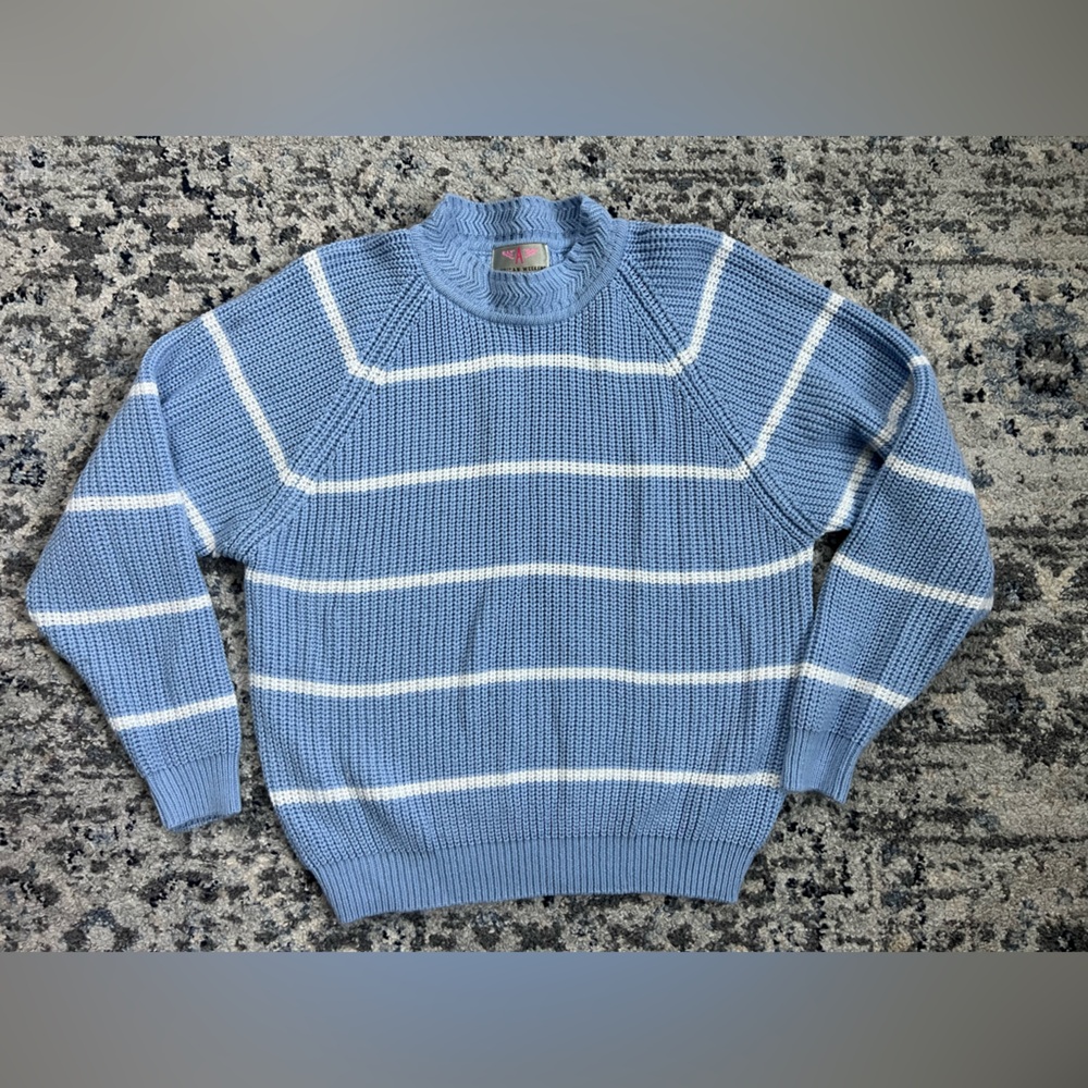 American Weekend Vintage Striped Knit Sweater